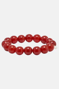 Armband Chunky Stretch - red jade