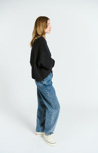 Trui East - Navy Mouline