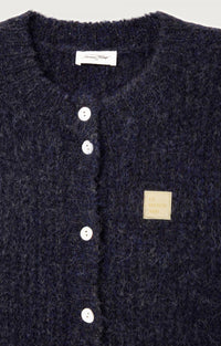 Vest East - Navy Mouline