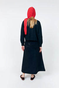 Bonnet Elise Knit - red