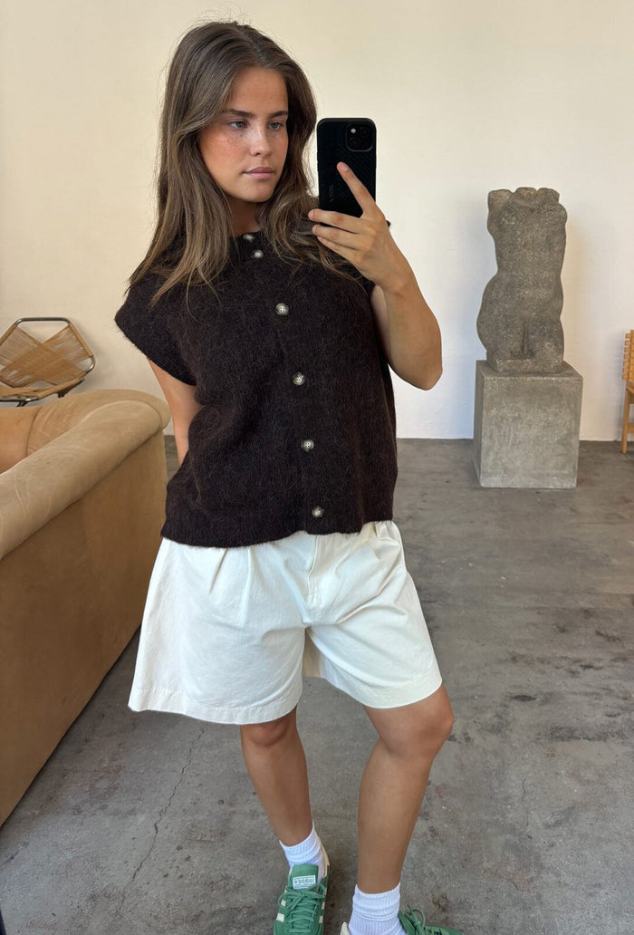Vest Hirse - dark brown