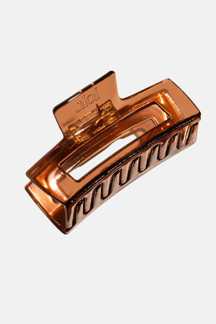 Haarspeld Rosa - clear brown