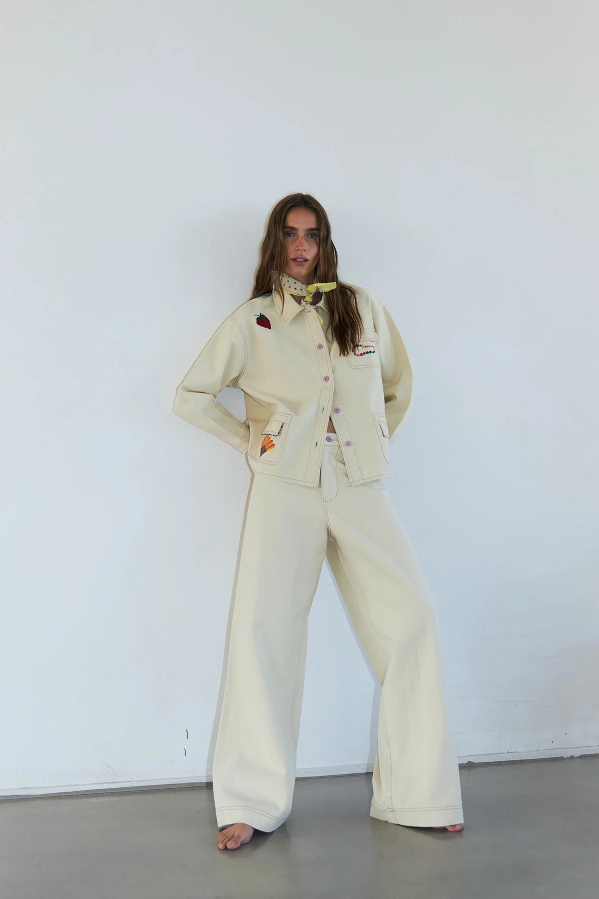 Broek Florida - crème