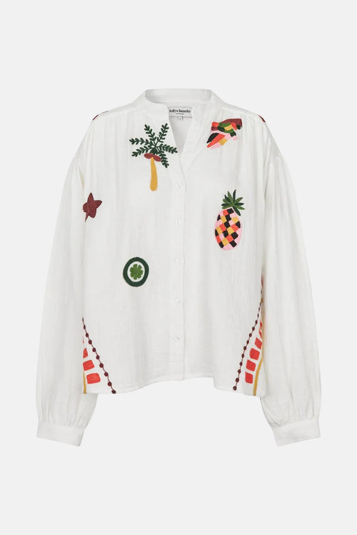 Blouse Scottie - crème