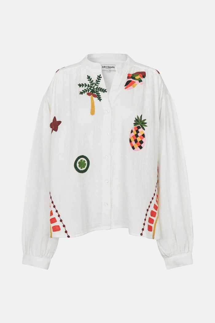 Blouse Scottie - crème