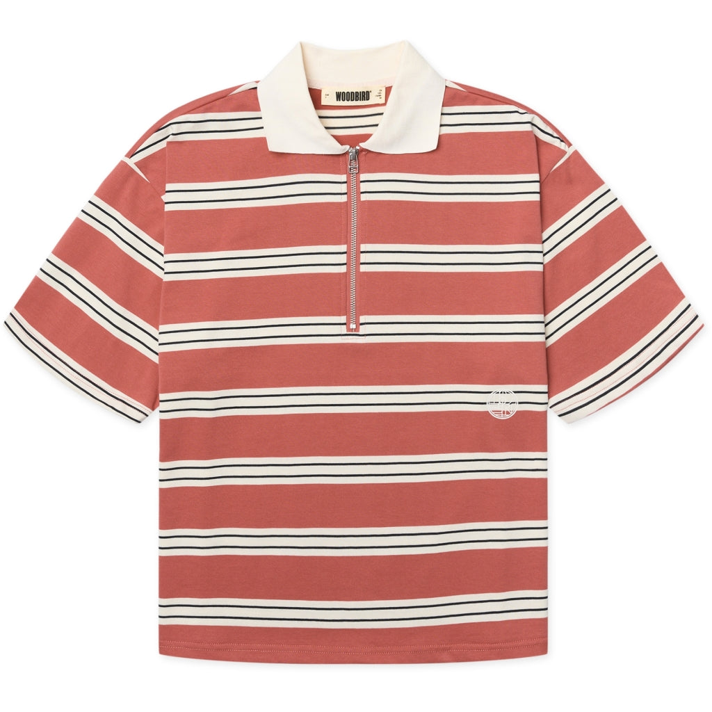 Polo Niro SS Zip - off white-rose