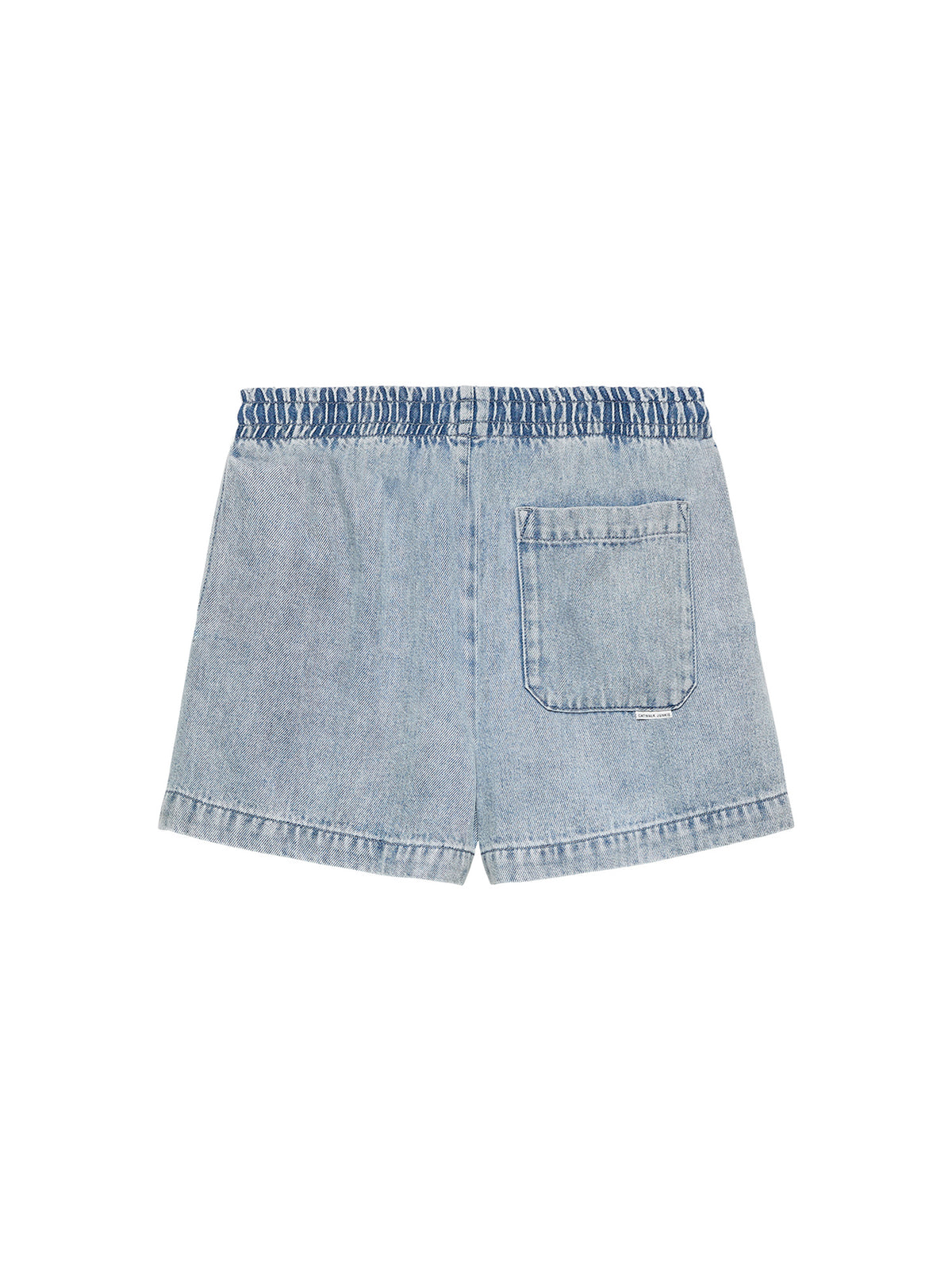 Short Pull On Denim - light blue