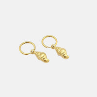 Oorhangers Seashell - goud