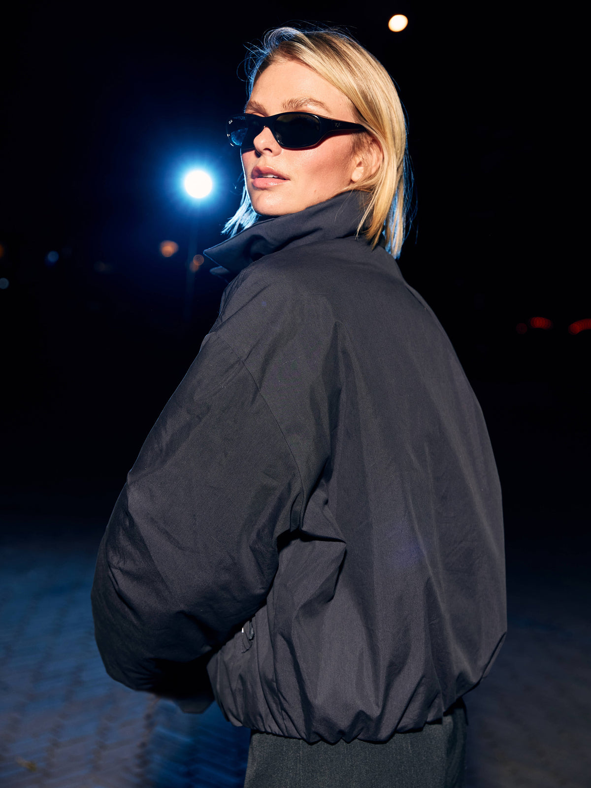 Jas Puff - dark grey