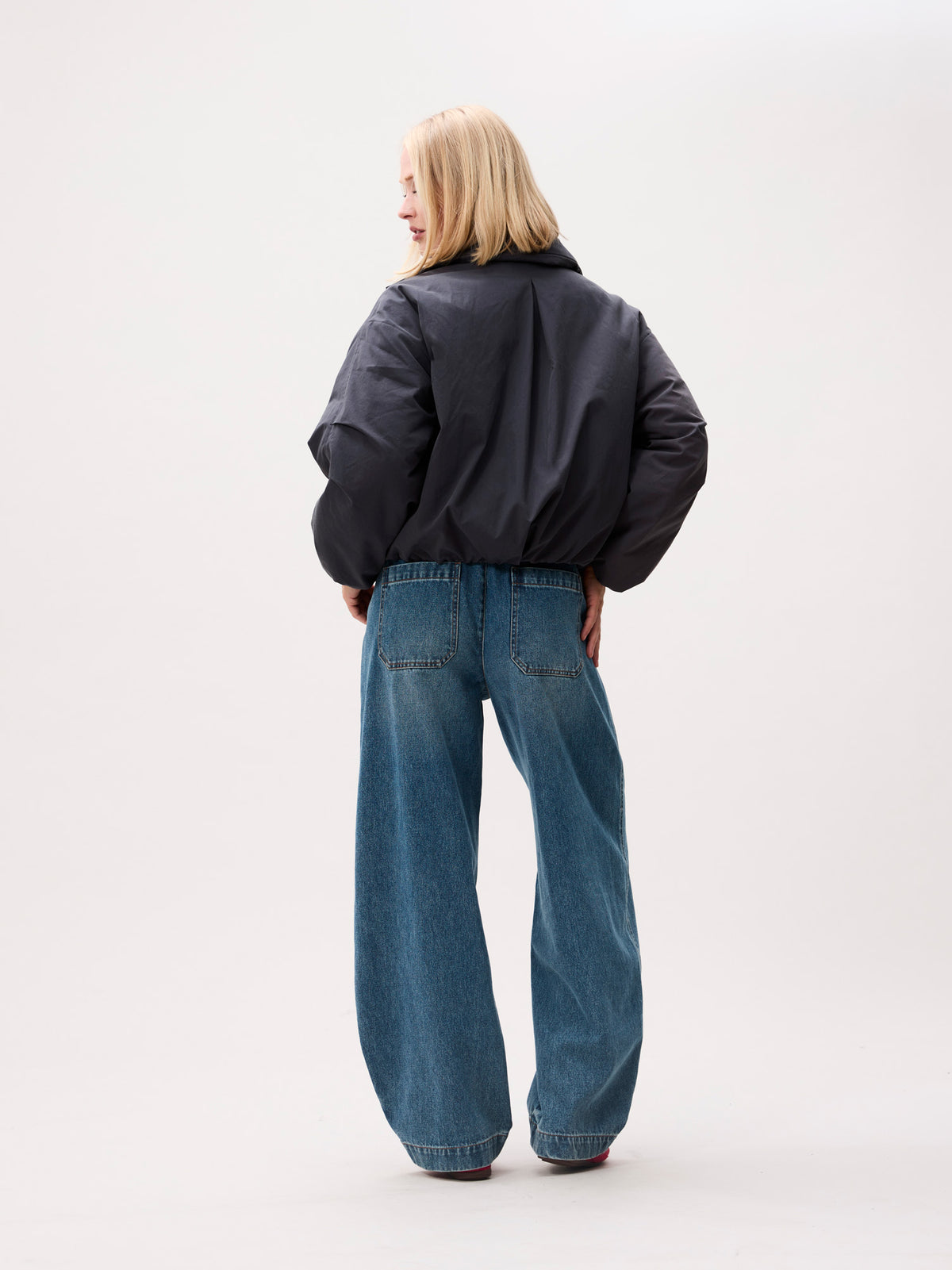 Jas Puff - dark grey