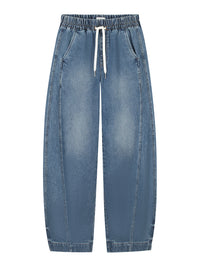 Jeans Barrel Fit Jogger - medium blue