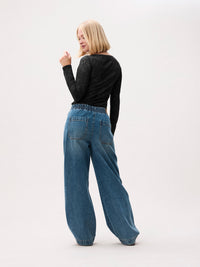 Jeans Barrel Fit Jogger - medium blue