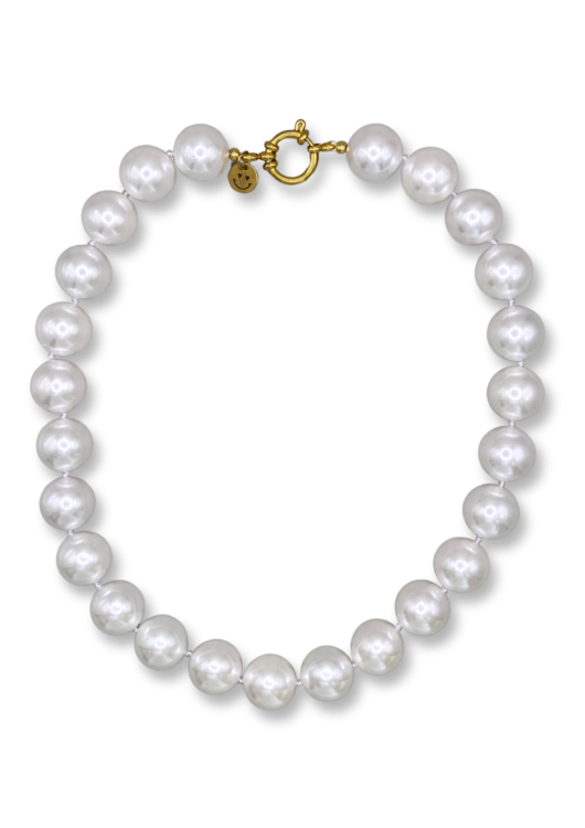 Ketting Fred Big Choker - white