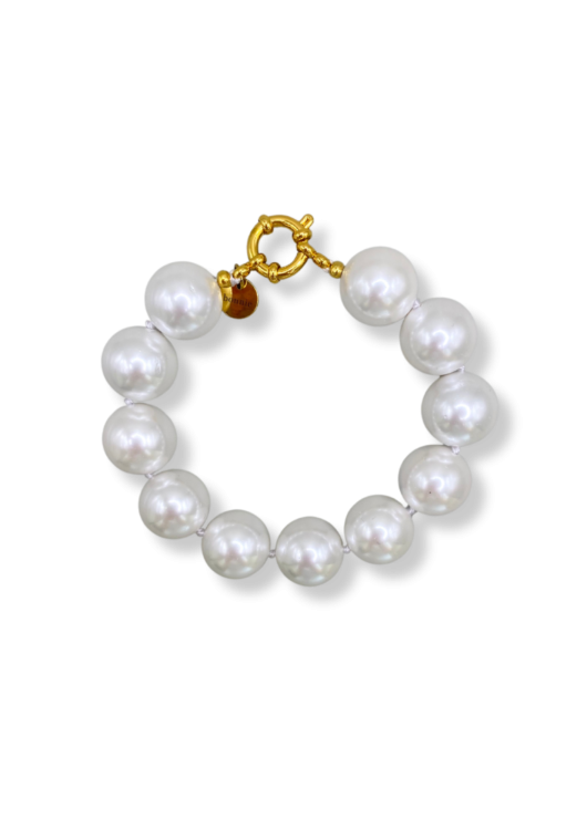 Armband Fred big - white