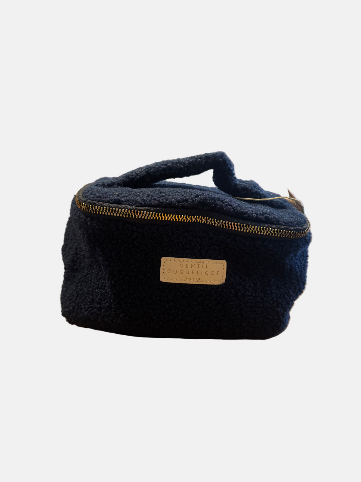 Toilettas Damier - teddy donkerblauw