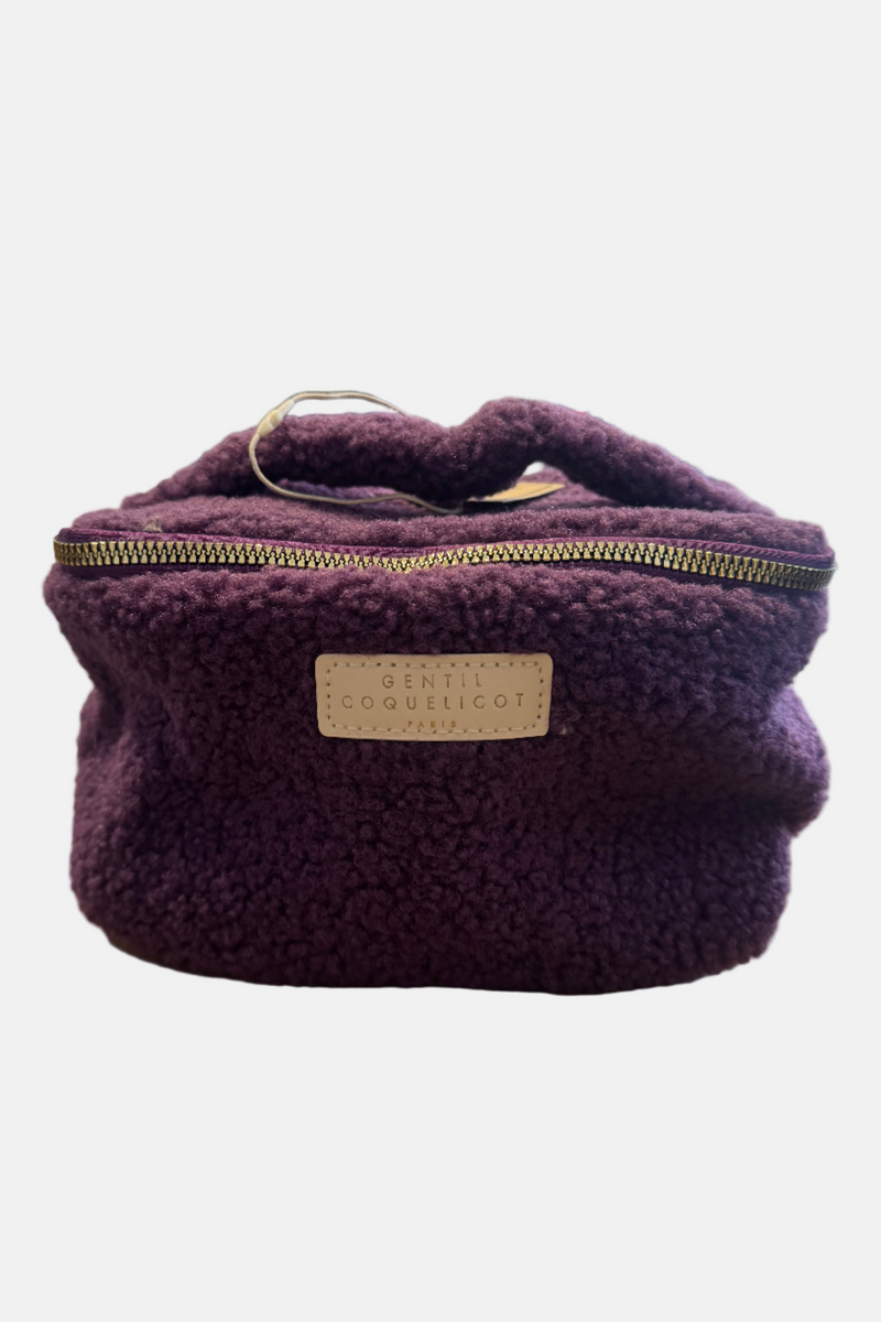 Toilettas - teddy paars