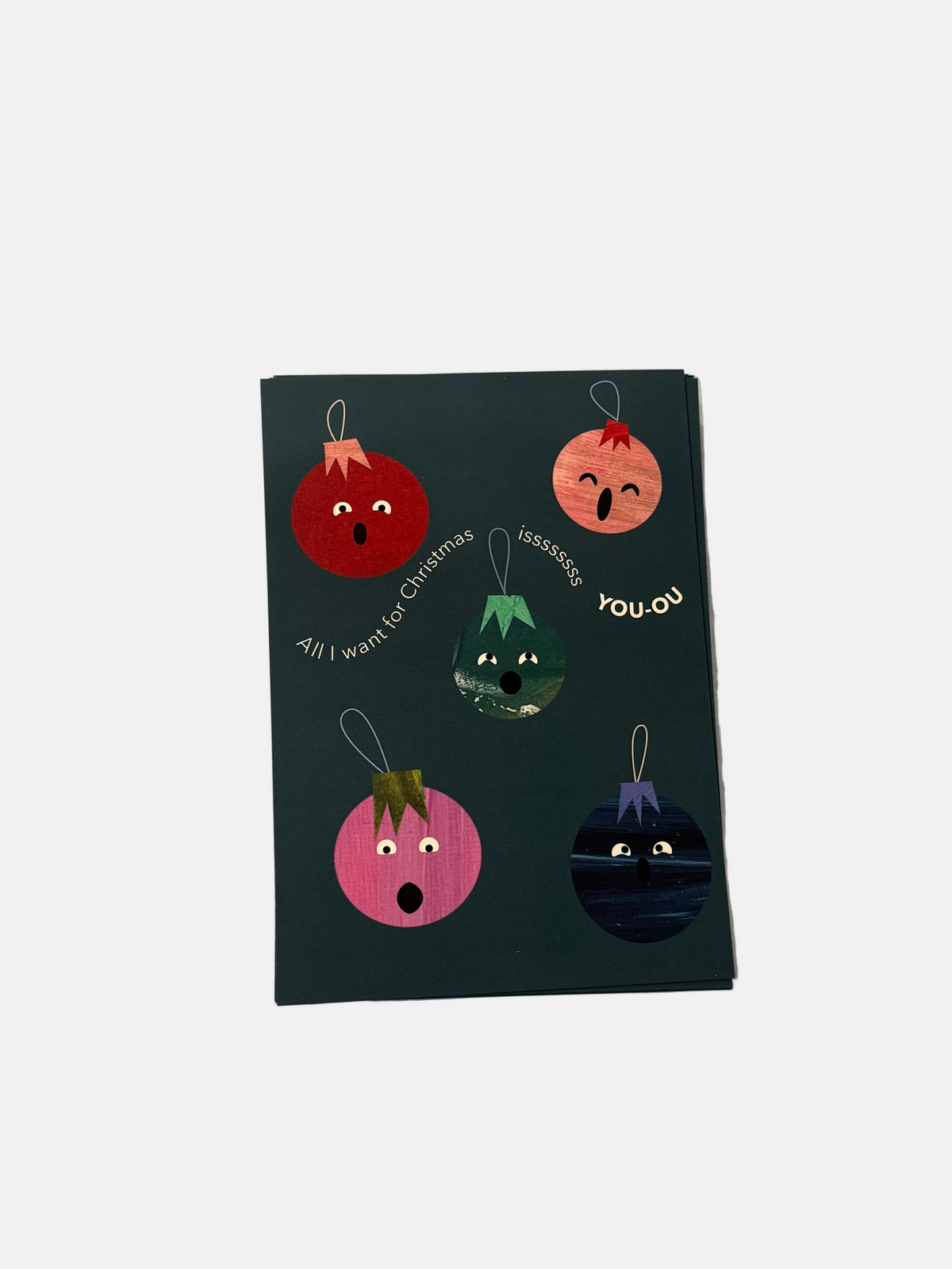 Kerstkaartje - All I Want For Christmas is You-ou