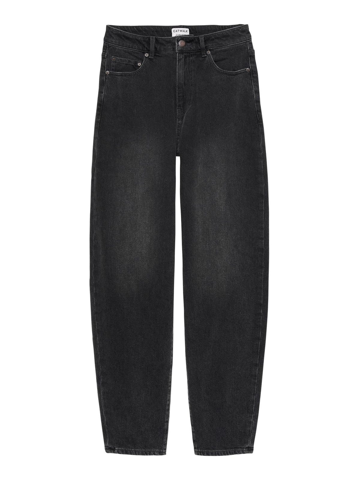 Jeans Barrel - faded black