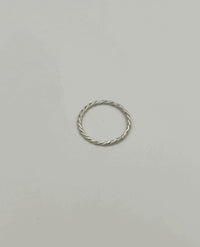 Ring Twisted - zilver