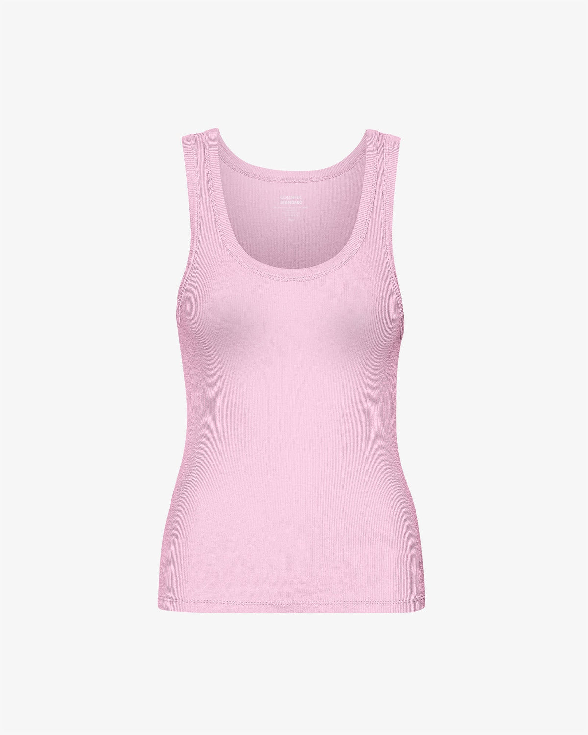 Top Organic Rib - flamingo pink