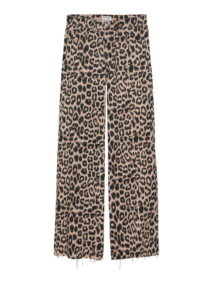 Jeans Loose - leopard