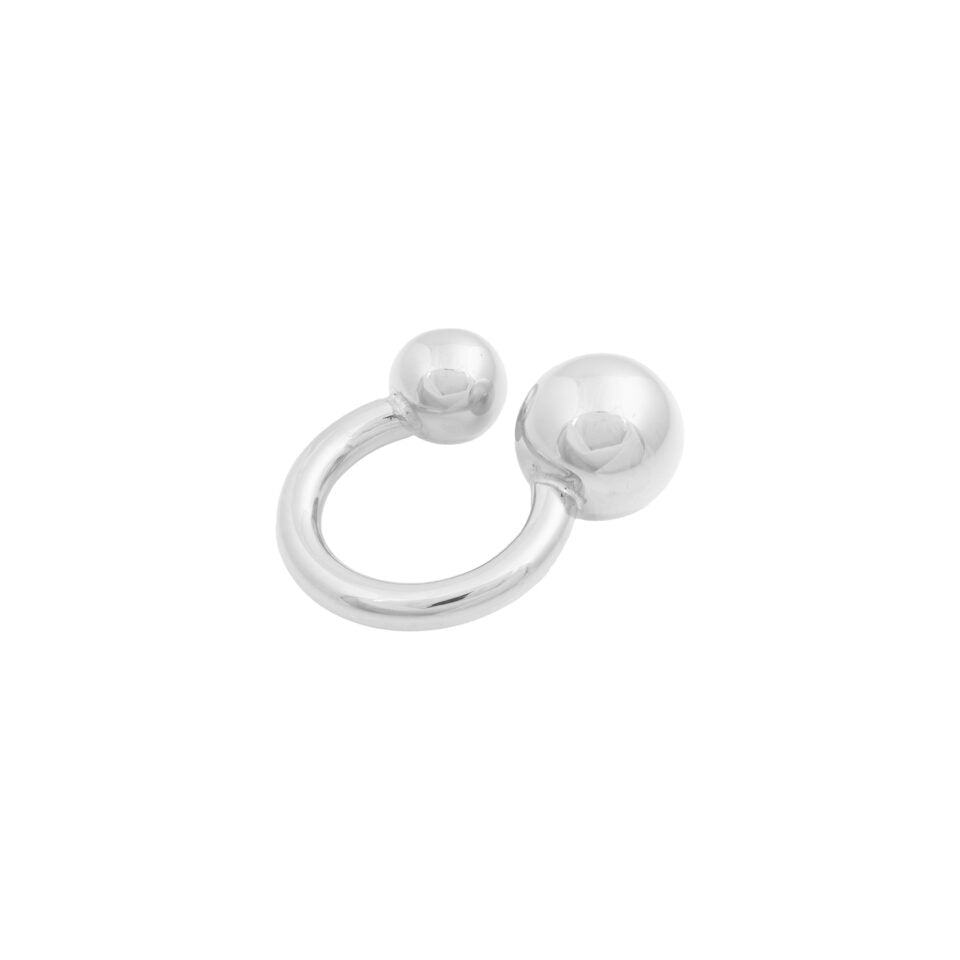 Ring Dot Duo - zilver