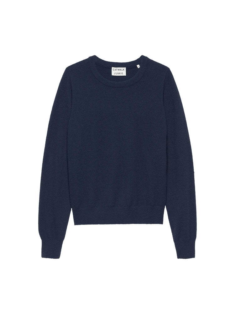 Trui Regular Soft Knit - donker blauw