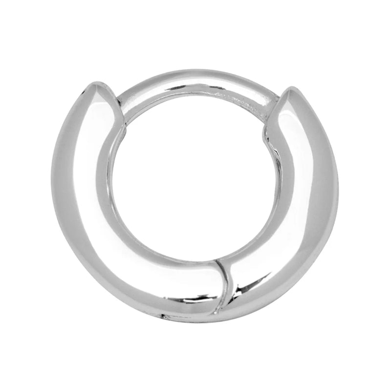 Oorhangers Buckle Hoops Small - zilver