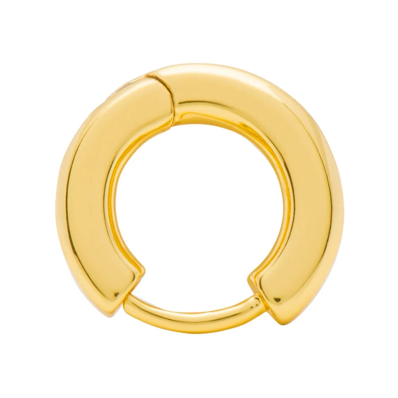 Oorhangers Buckle Hoops Large - goud