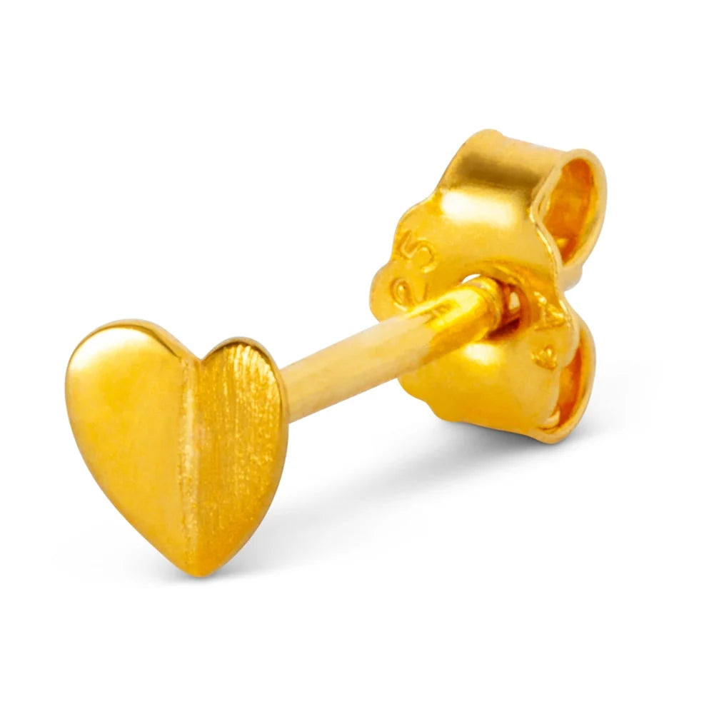 Oorstekers Heart Wings - goud