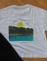 T-shirt K*t - lichtgrijs