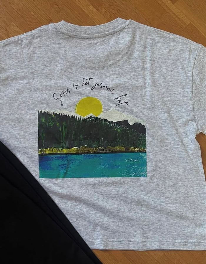 T-shirt K*t - lichtgrijs
