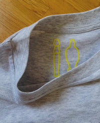 T-shirt K*t - lichtgrijs