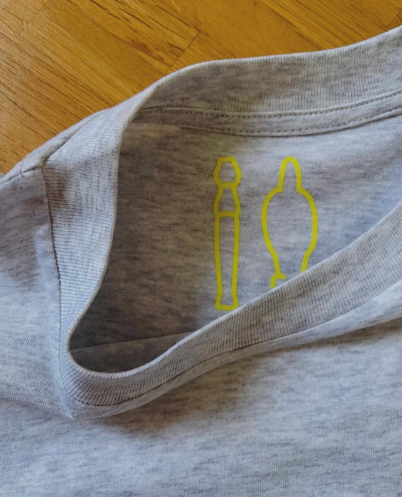 T-shirt K*t - lichtgrijs