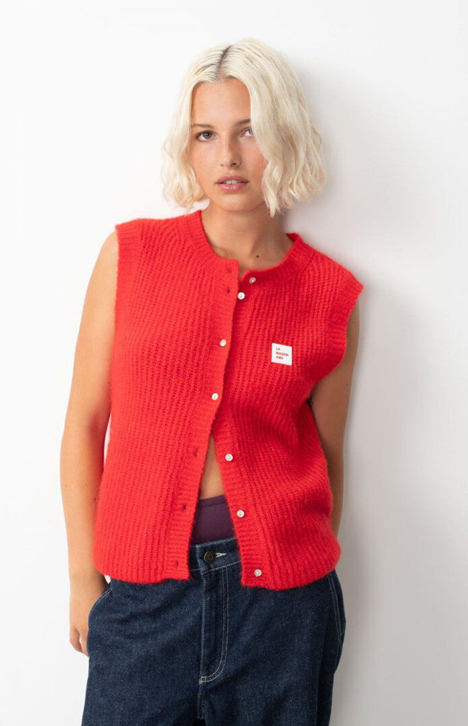 Vest East - rood