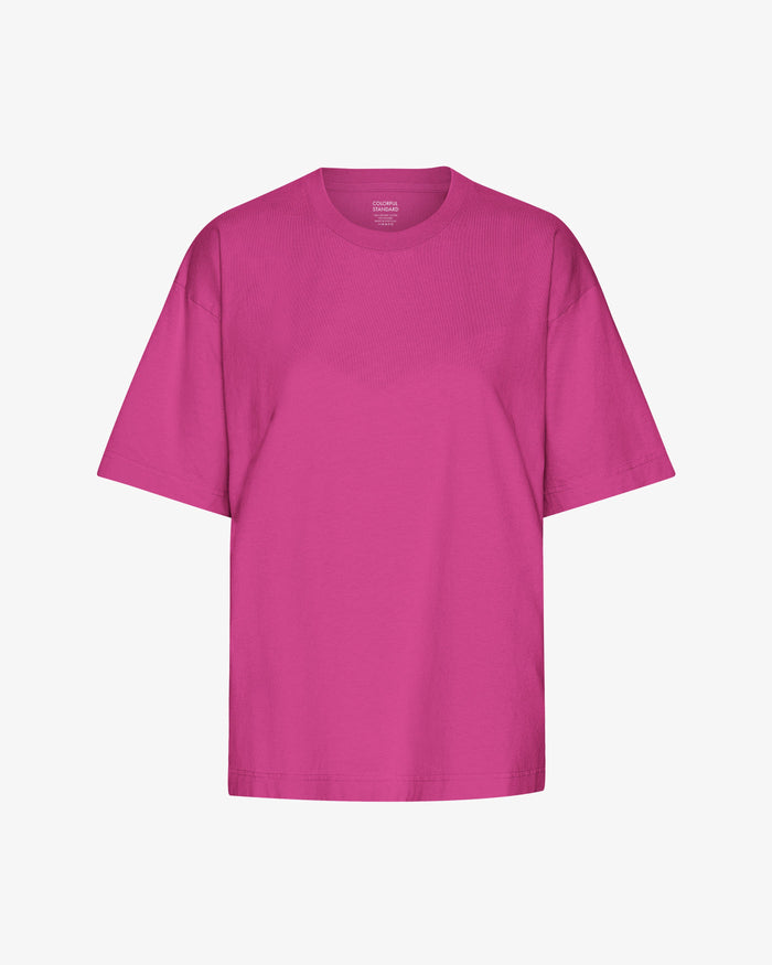 T-shirt Oversized Organic - magenta blaze