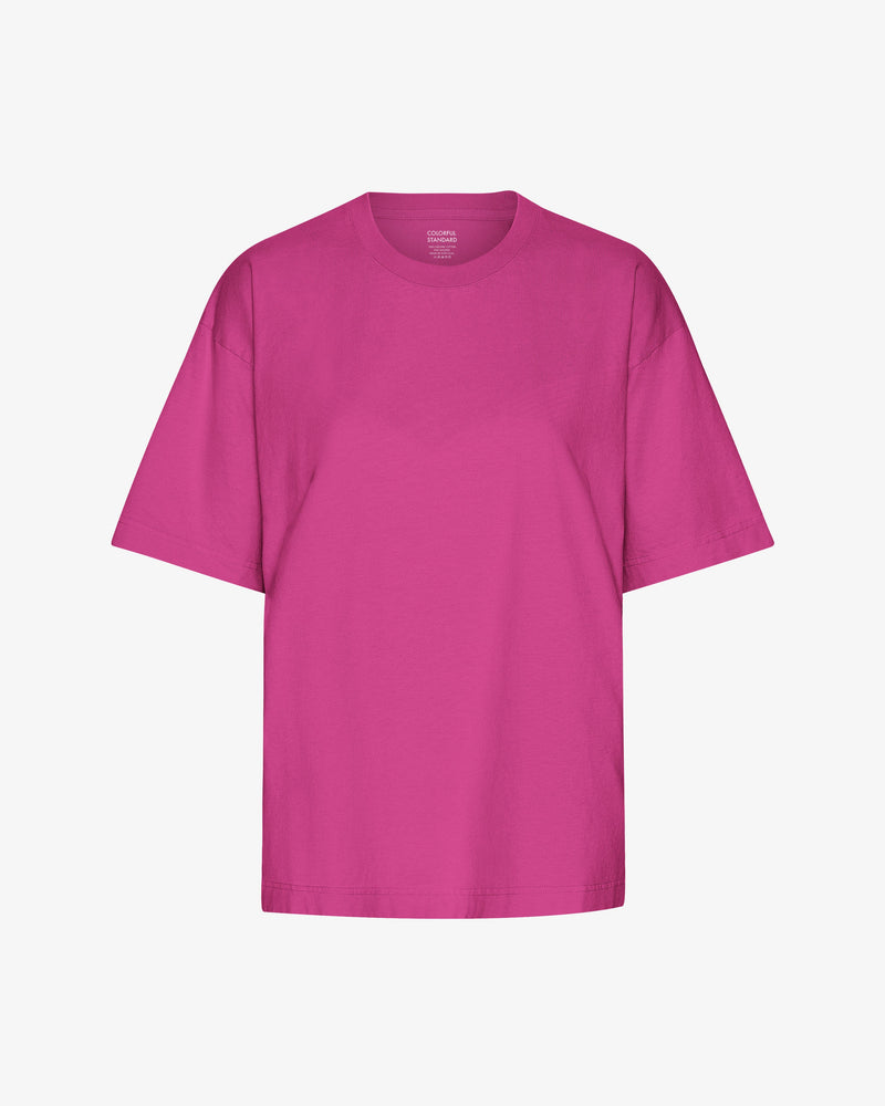 T-shirt Oversized Organic - magenta blaze