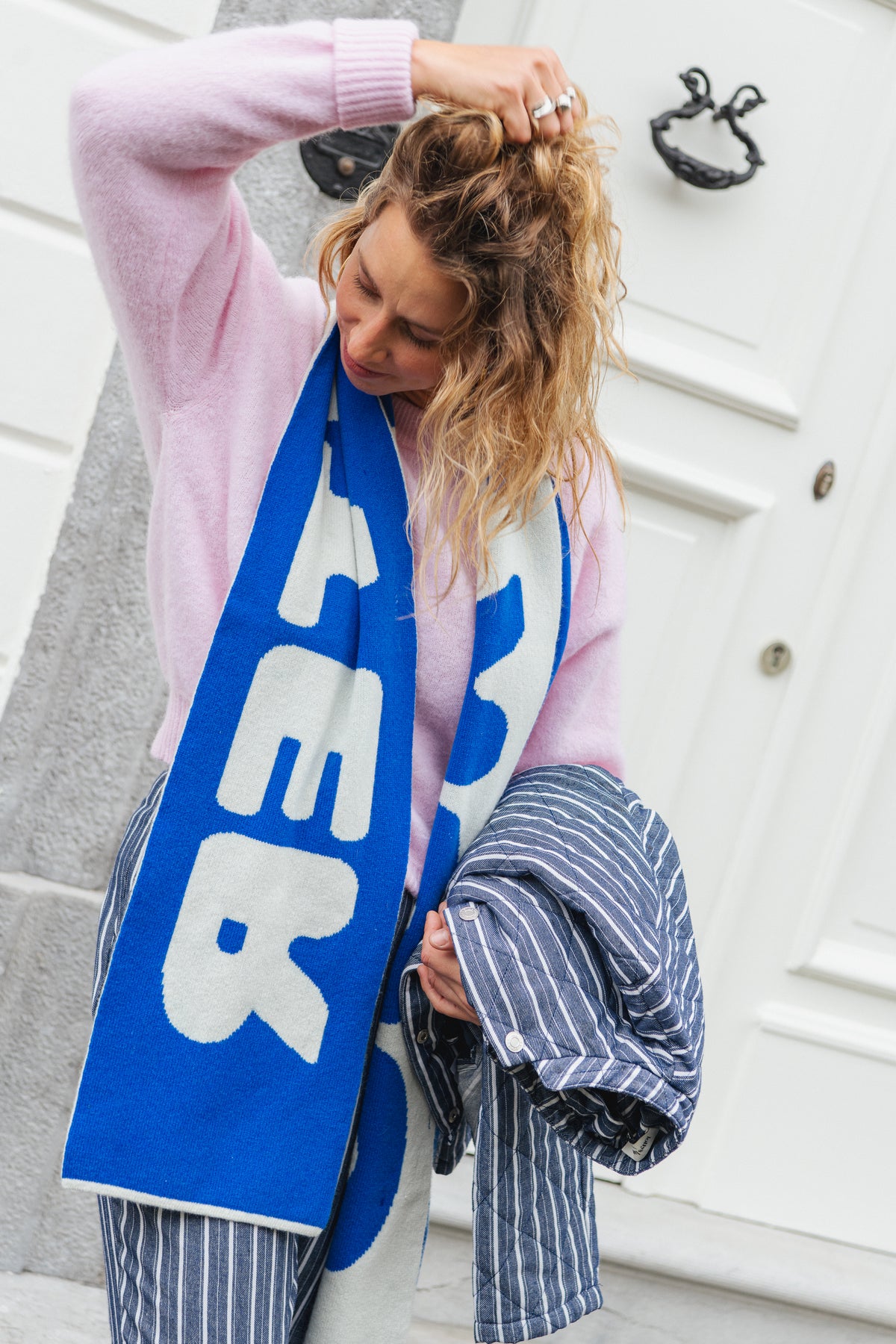 Sjaal Logoscarf - blauw