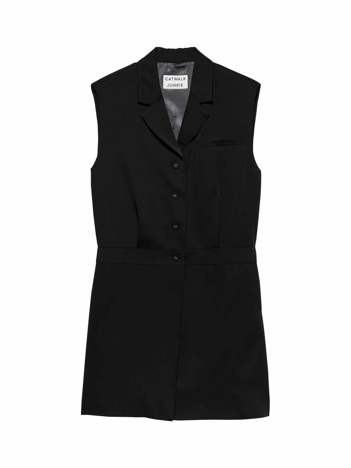 Jurk Long Waistcoat - zwart