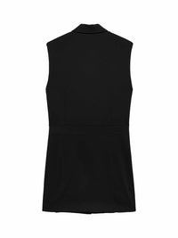 Jurk Long Waistcoat - zwart