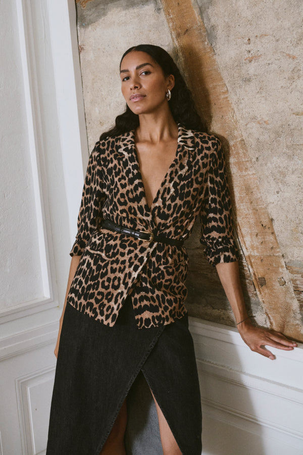 Blazer Shirley - leopard