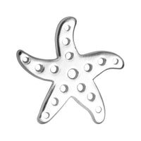 Oorsteker Starfish - zilver