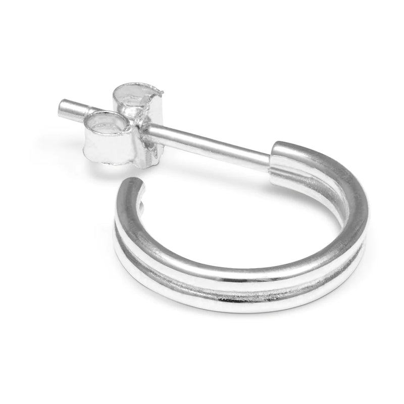 Oorstekers Small Hoops Pair - zilver