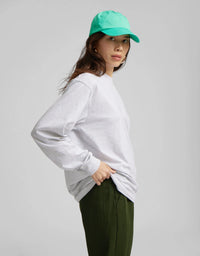 Shirt Oversized Organic LS - hunter green