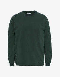 Shirt Oversized Organic LS - hunter green