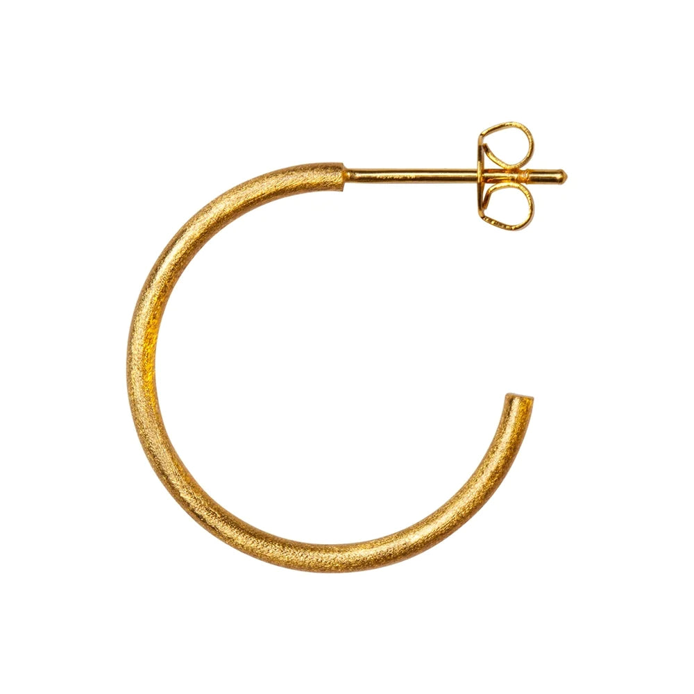 Oorstekers Non Hoops Medium Pair - goud
