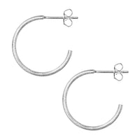 Oorstekers Non Hoops Medium Pair - zilver