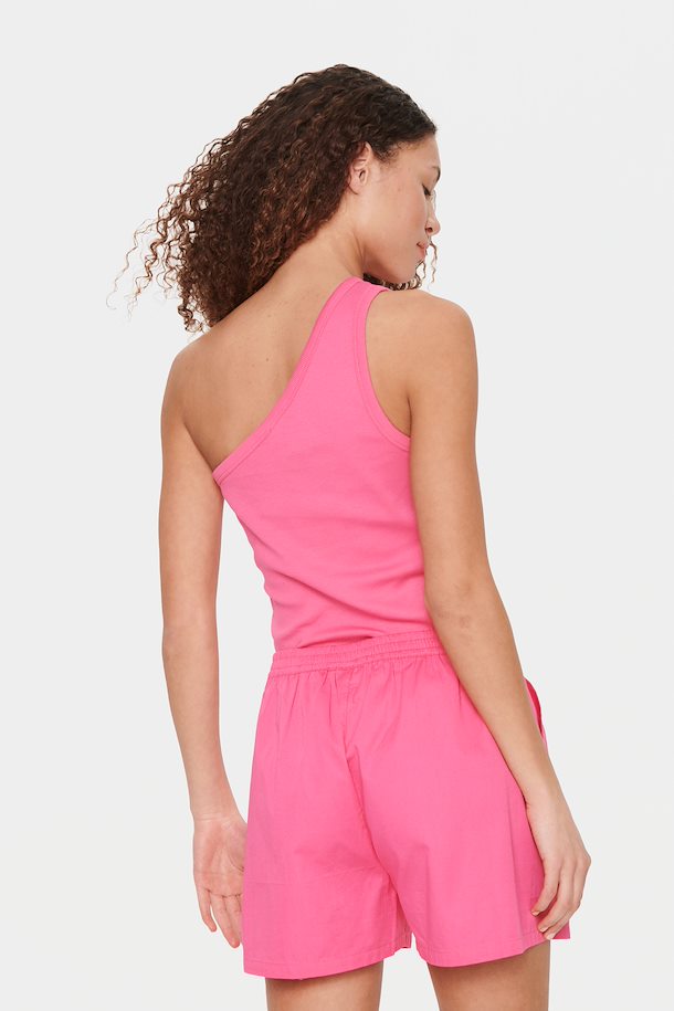 Saint Tropez One Shoulder Top Asta - roze