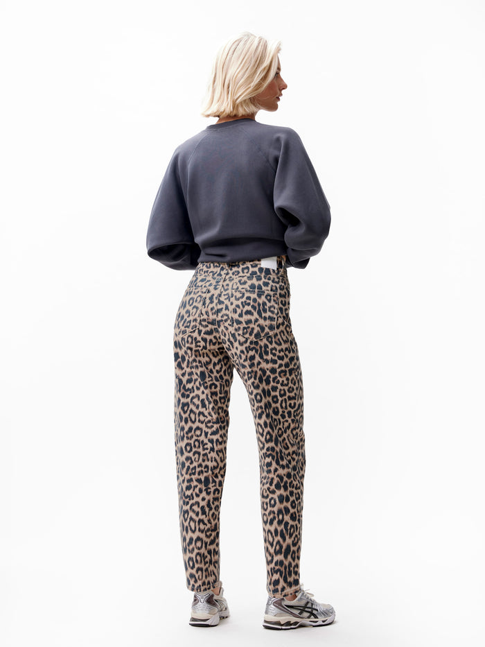 Jeans Barrel - leopard