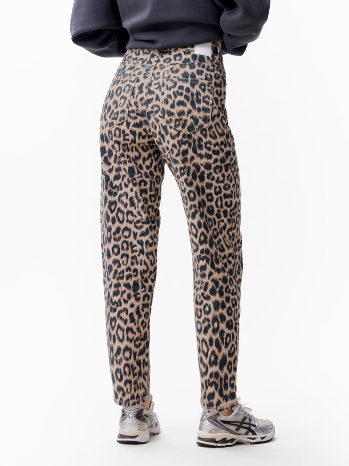 Jeans Barrel - leopard